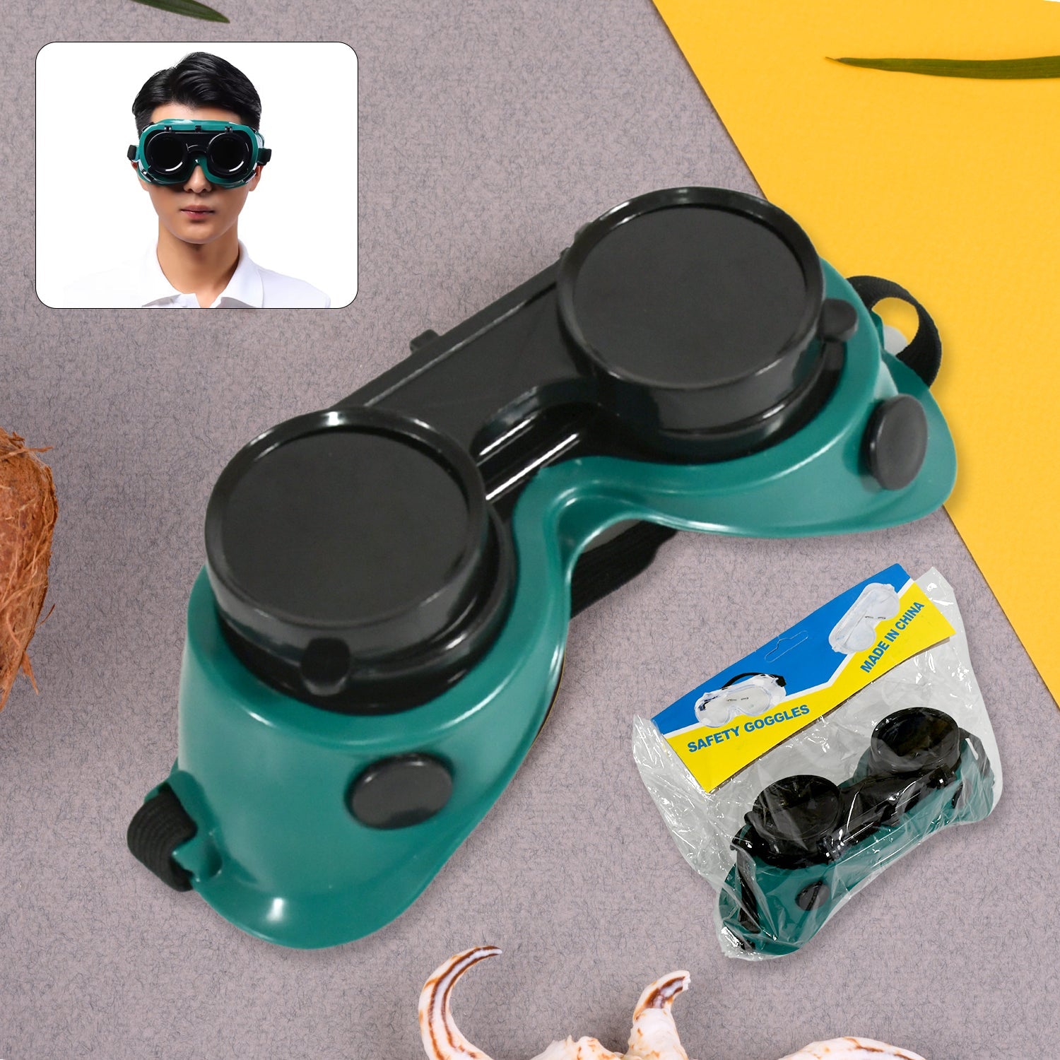 8507 Safety Welding Goggles Anti Radiation Goggles Welder Work Protective Goggles Labour Working Safety Protective Eyewear (MOQ :- 10 Pcs) 8507 Safety Welding Goggles Anti Radiation Goggles Welder Work Protective Goggles Labour Working Safety Protective Eyewear (MOQ :- 10 Pcs)